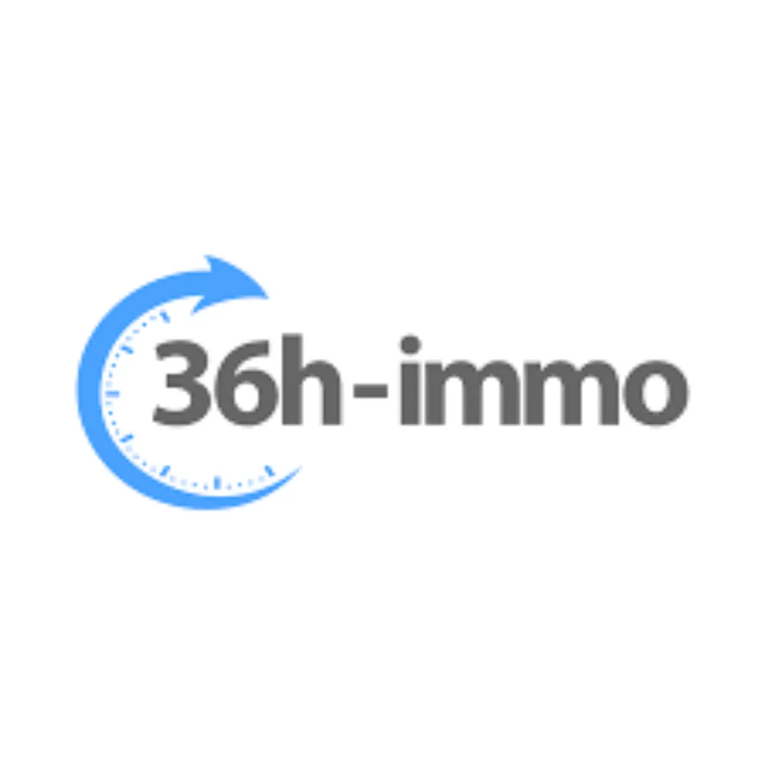 Logo de 36h-immo solution d'enchères immobilières et de vente interactive